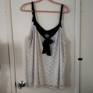 Torrid plus size lace tank top